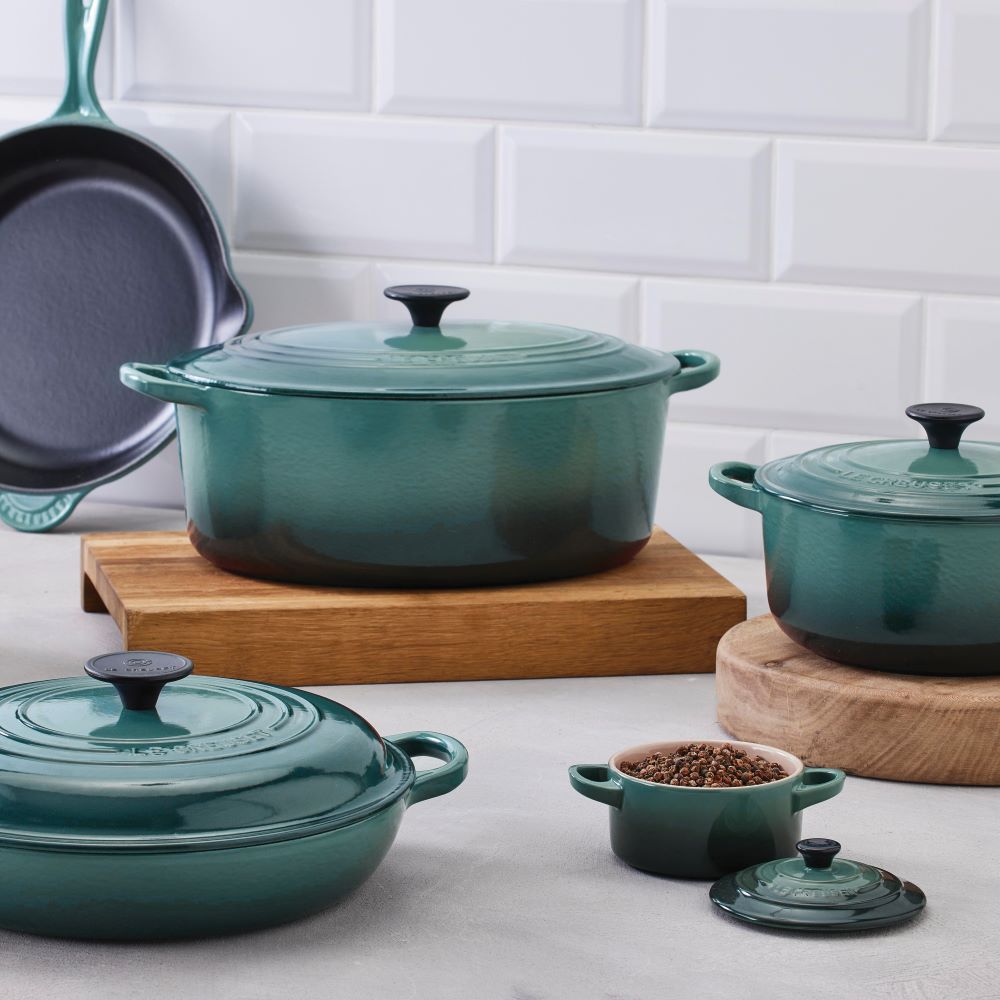 Le Creuset Gourmet Profitopf Tradition, rund 26 cm Ocean