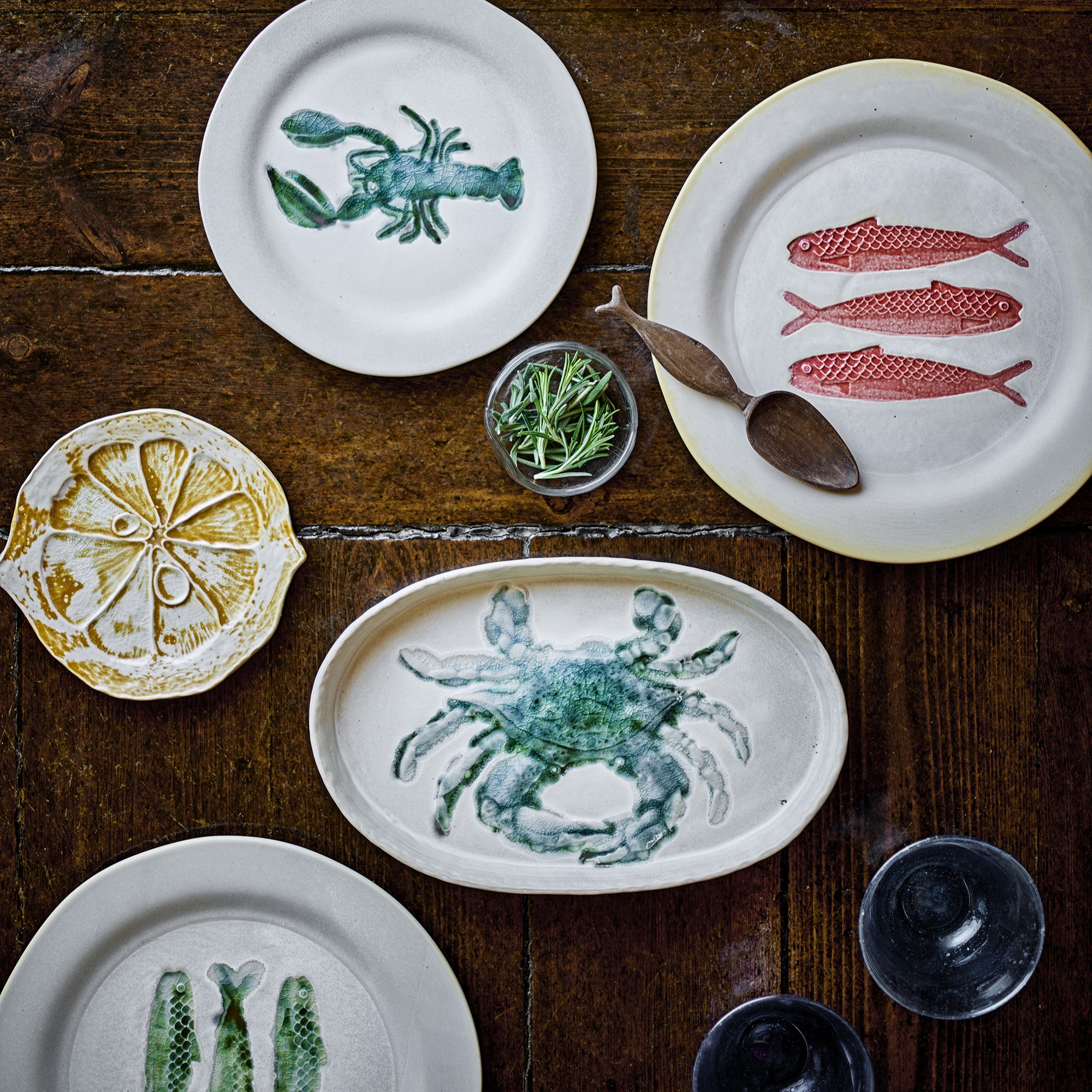 Teller Hadden, grün, 21 cm