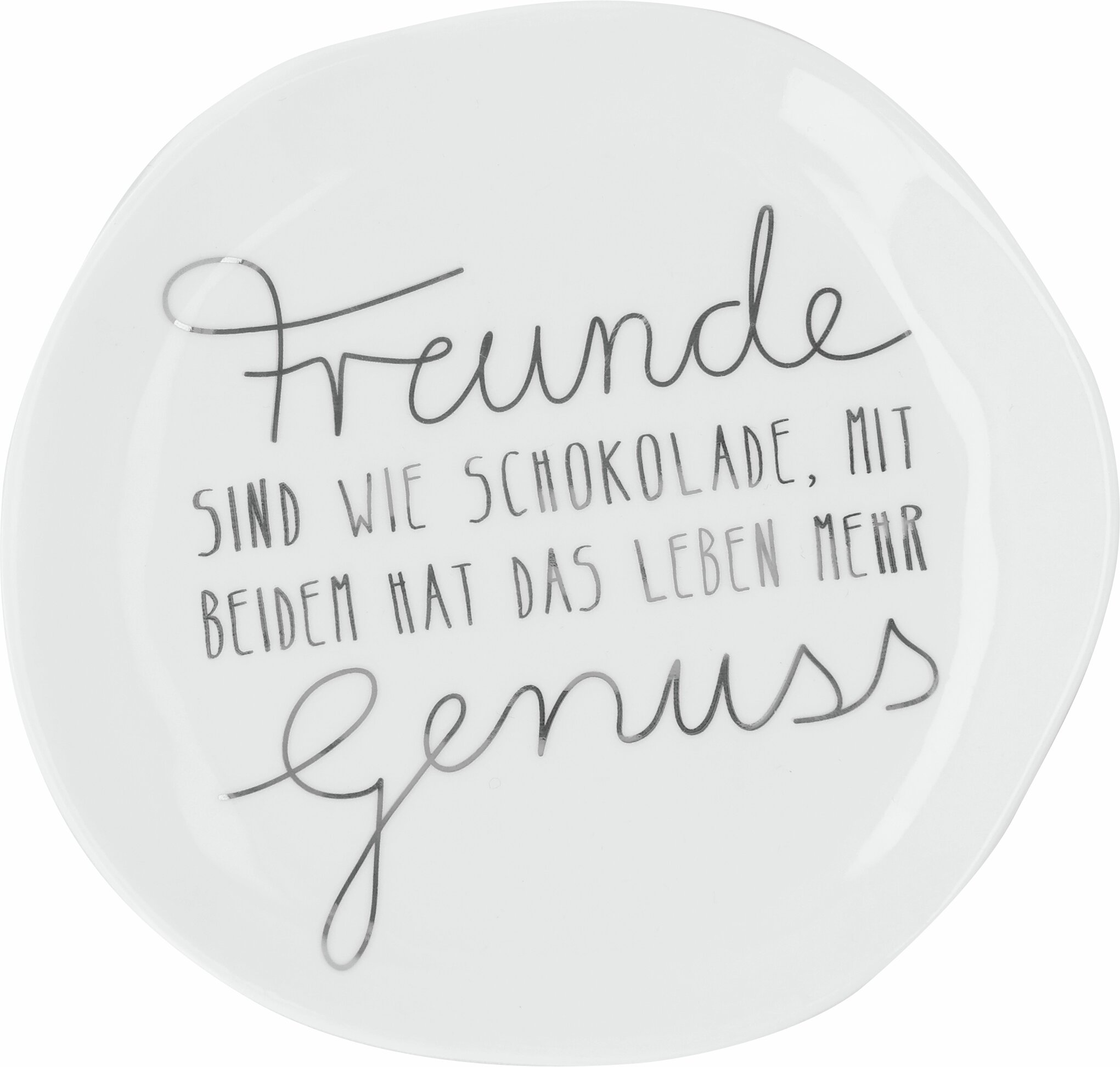 Räder Teller Mix & Match "Freunde sind wie Schokolade"