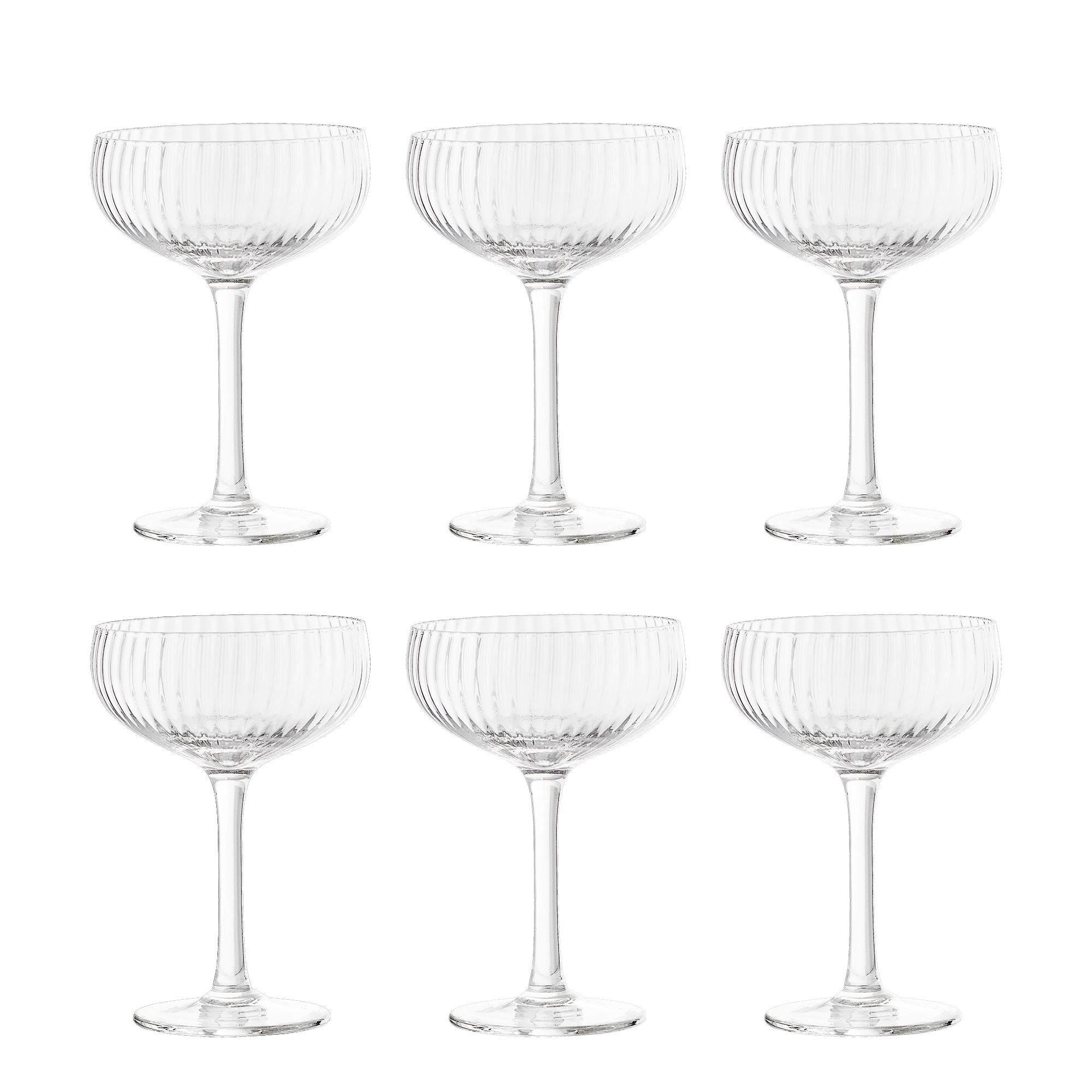 Astrid Champagnerglas, Multipack, Bloomingville