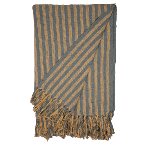 Plaid gestreift Gelb/Mint aus Baumwolle