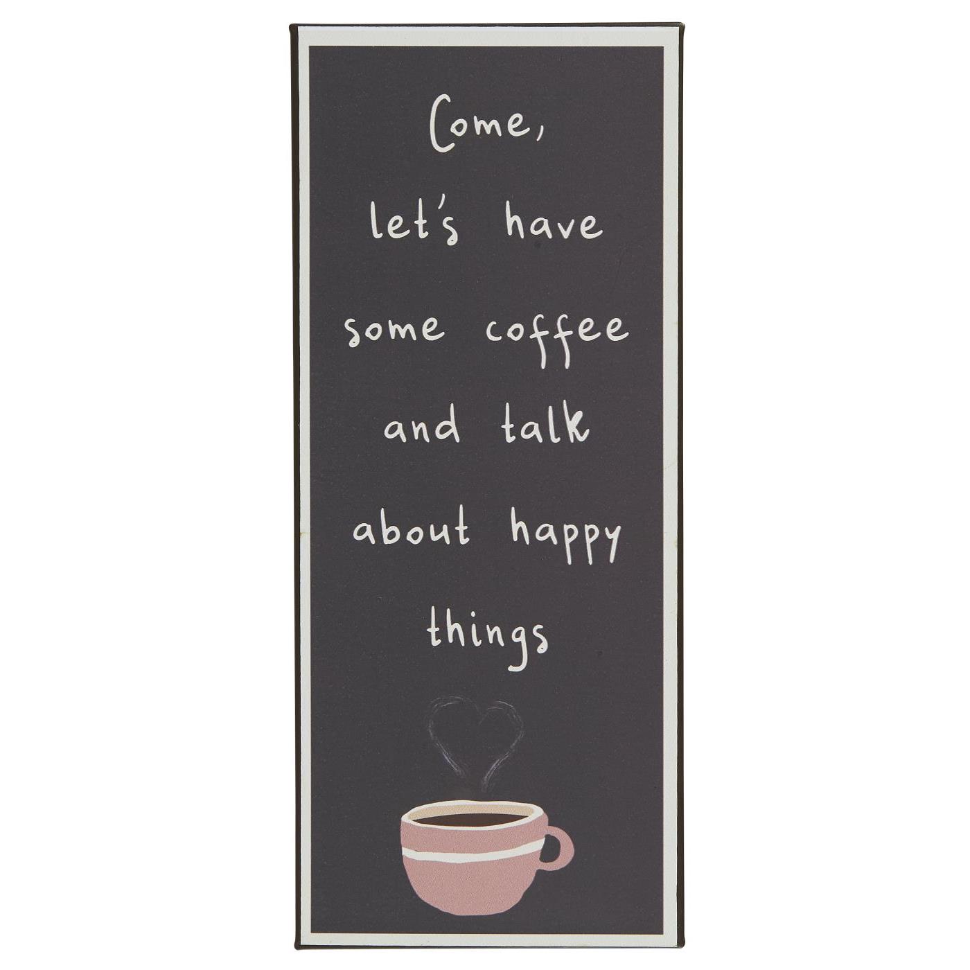 Metallschild "... let's have ..." Metallschild "... let's have ..."