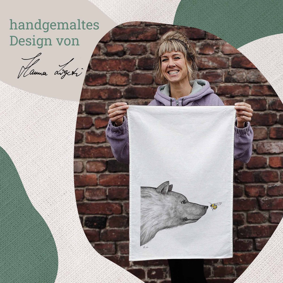 Geschirrtuch – Die Begegnung Geschirrtuch – Die Begegnung