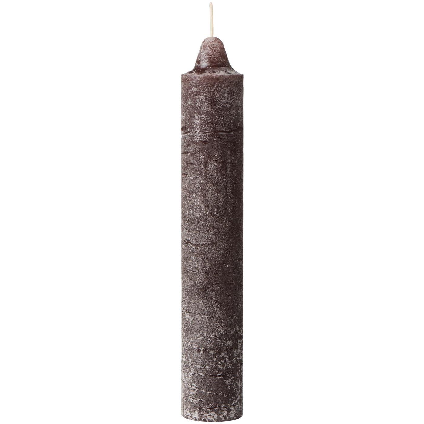 Rustikale Kerze chocolate Ø:3,8 H:23