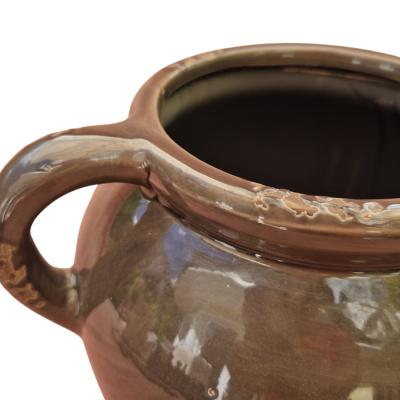 Blumenkrug /Vase Dunkelgrau