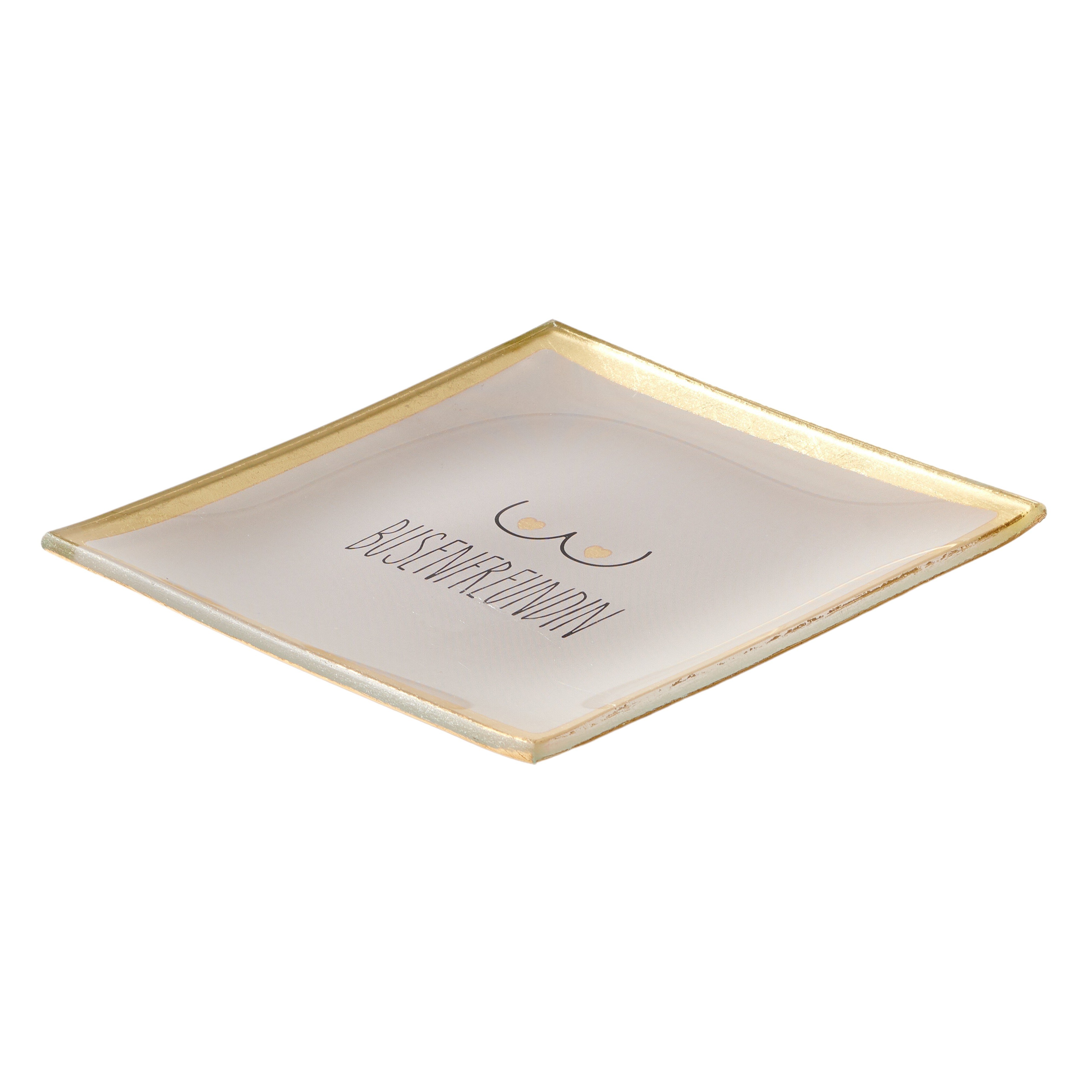 Love Plates, Glasteller S, Busenfreundin, rosa