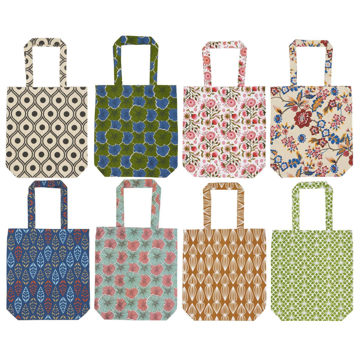 Tasche, gemustert, verschiedene Muster Tasche, gemustert, verschiedene Muster