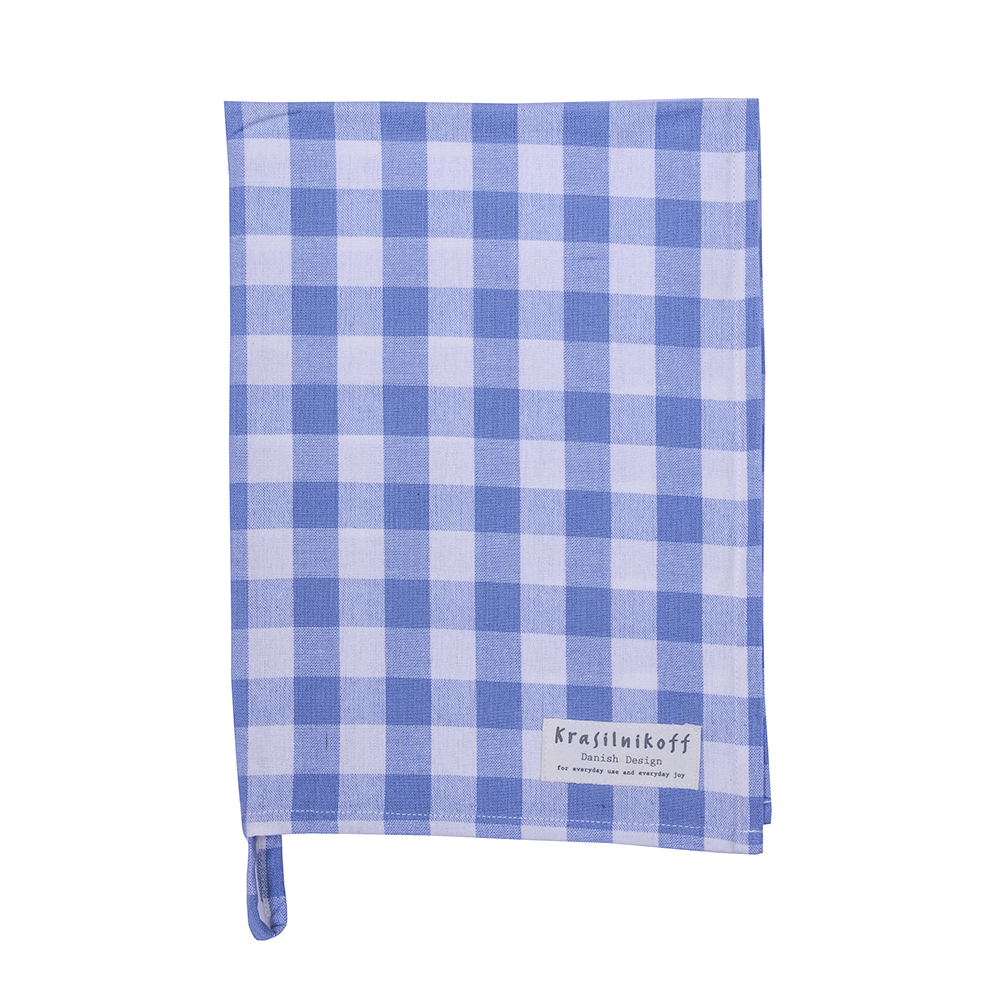 Geschirrtuch, kariert dusty blue Geschirrtuch, kariert dusty blue