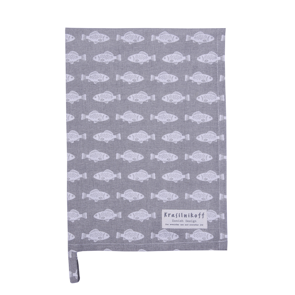 Geschirrtuch Fisch grey Geschirrtuch Fisch grey