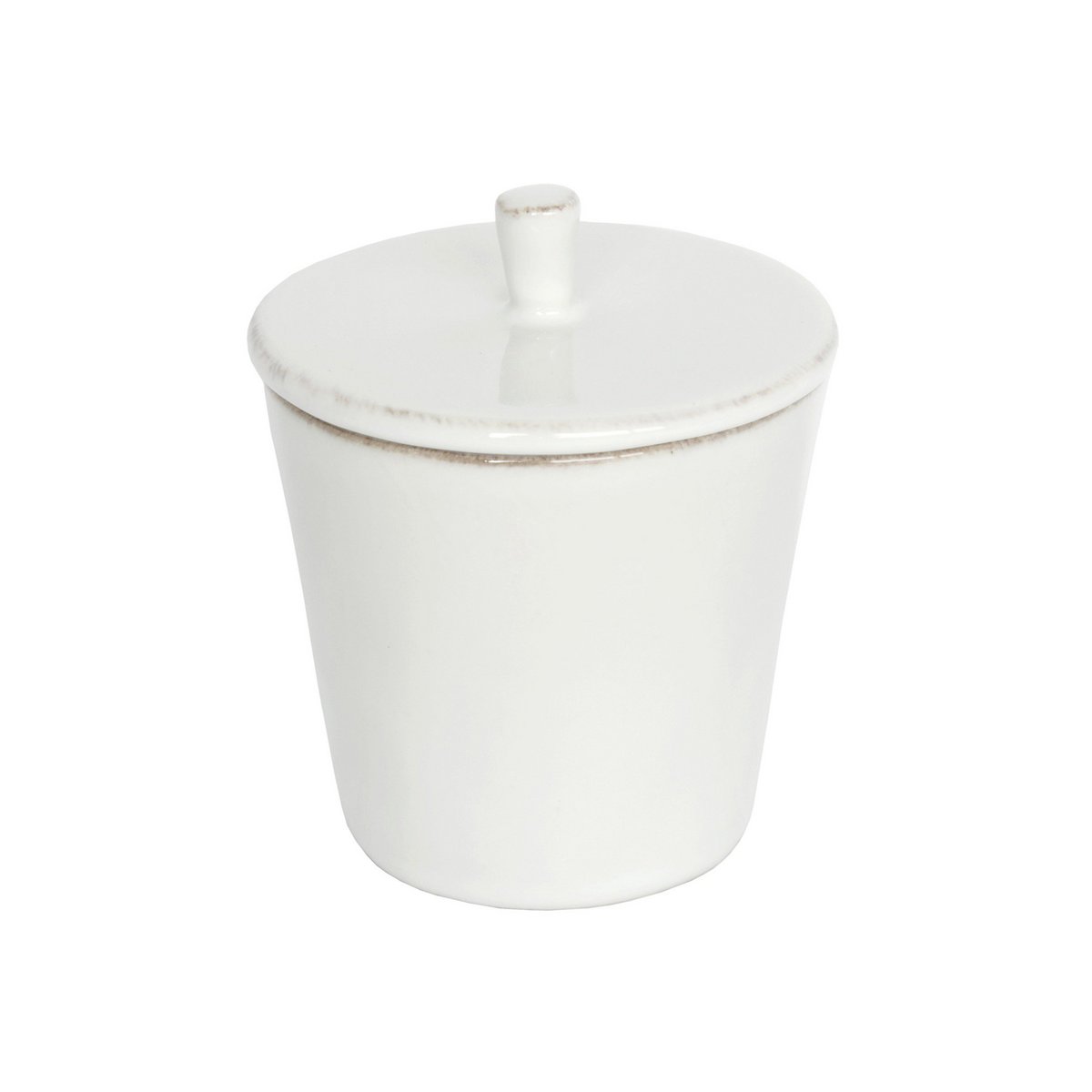 Nova Zucker Dose 0,21 l weiß LSX 101 -  2er Set Nova Zucker Dose 0,21 l weiß LSX 101 -  2er Set