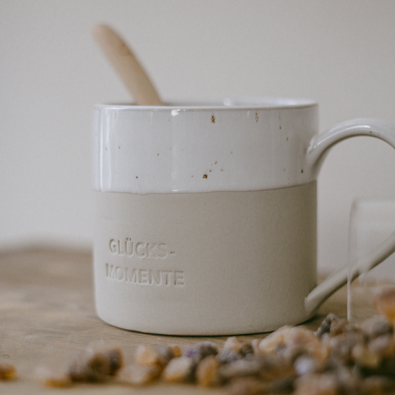 Eulenschnitt große Tasse Glücksmomente