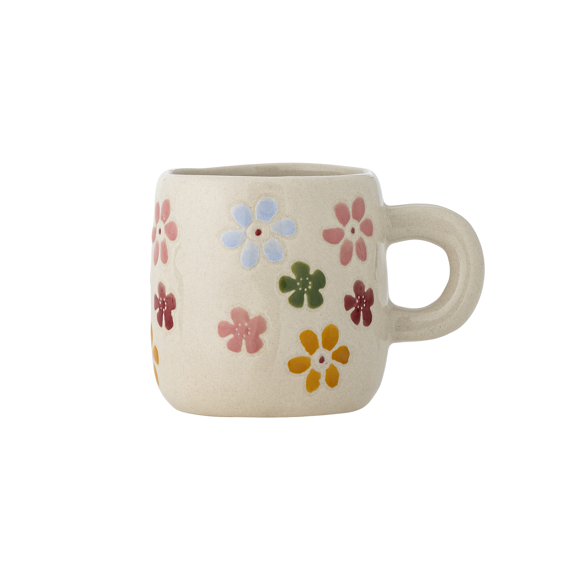 Millie Tasse mit handgemaltem Blumenmuster