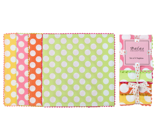 4er Set Servietten Dots 4er Set Servietten Dots