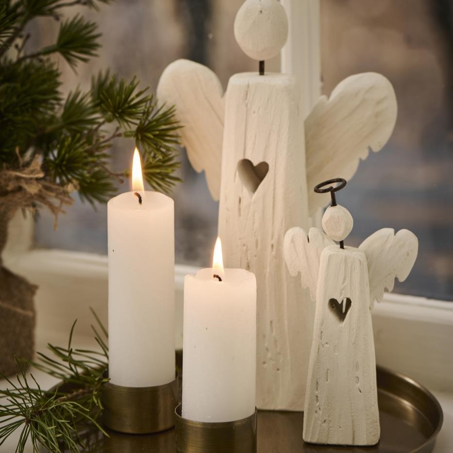 Engel stehend Lucia, weiß Engel stehend Lucia, weiß