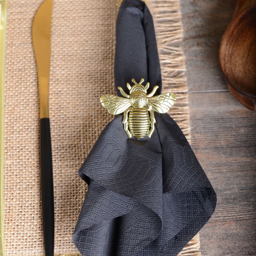 Aulica Serviettenring Bee, 4er Set Aulica Serviettenring Bee, 4er Set