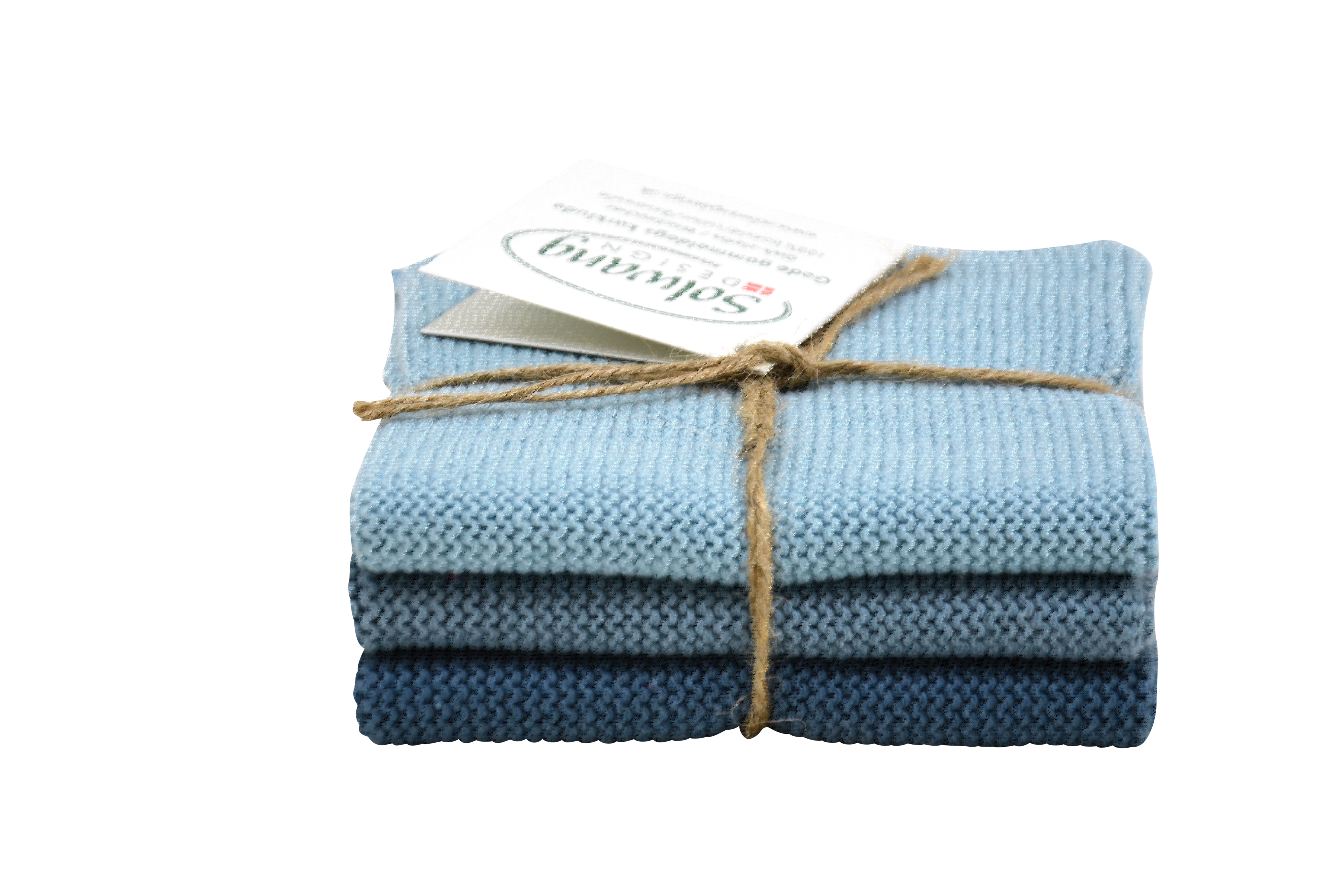 Antikblau-Kombi Solwang Wischlappen 3er Set Antikblau 100-101-102