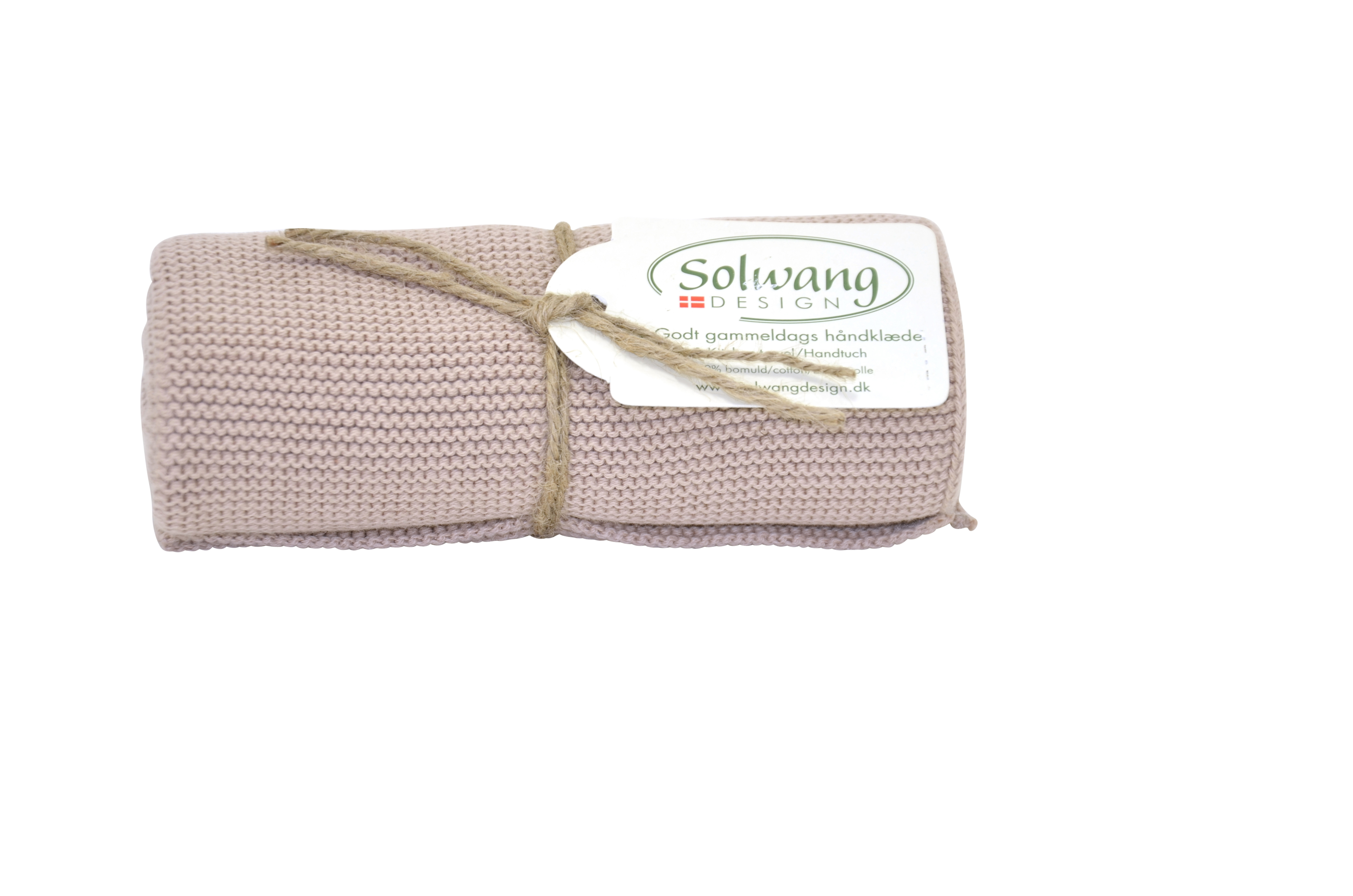 dunkles-sand Solwang Handtuch gestrickt dunkles Sand H127
