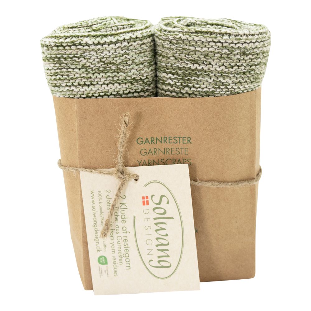 Solwang Wischtücher aus Garnresten Oliv Mix Solwang Wischtücher aus Garnresten Oliv Mix