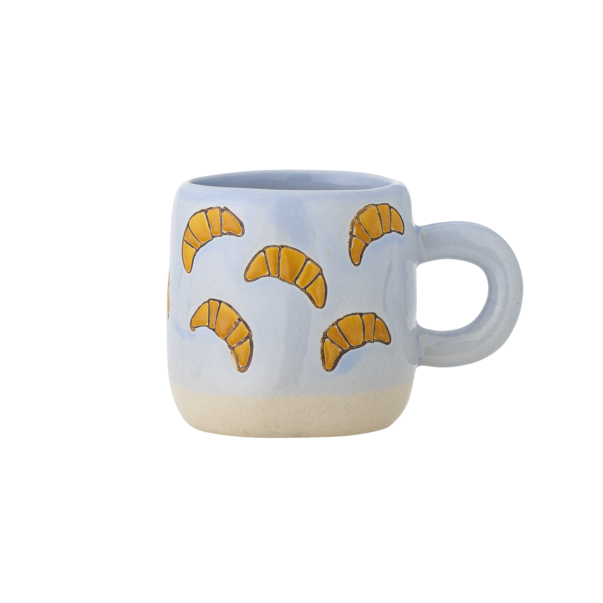 Millie Tasse mit handgemalten Croissants