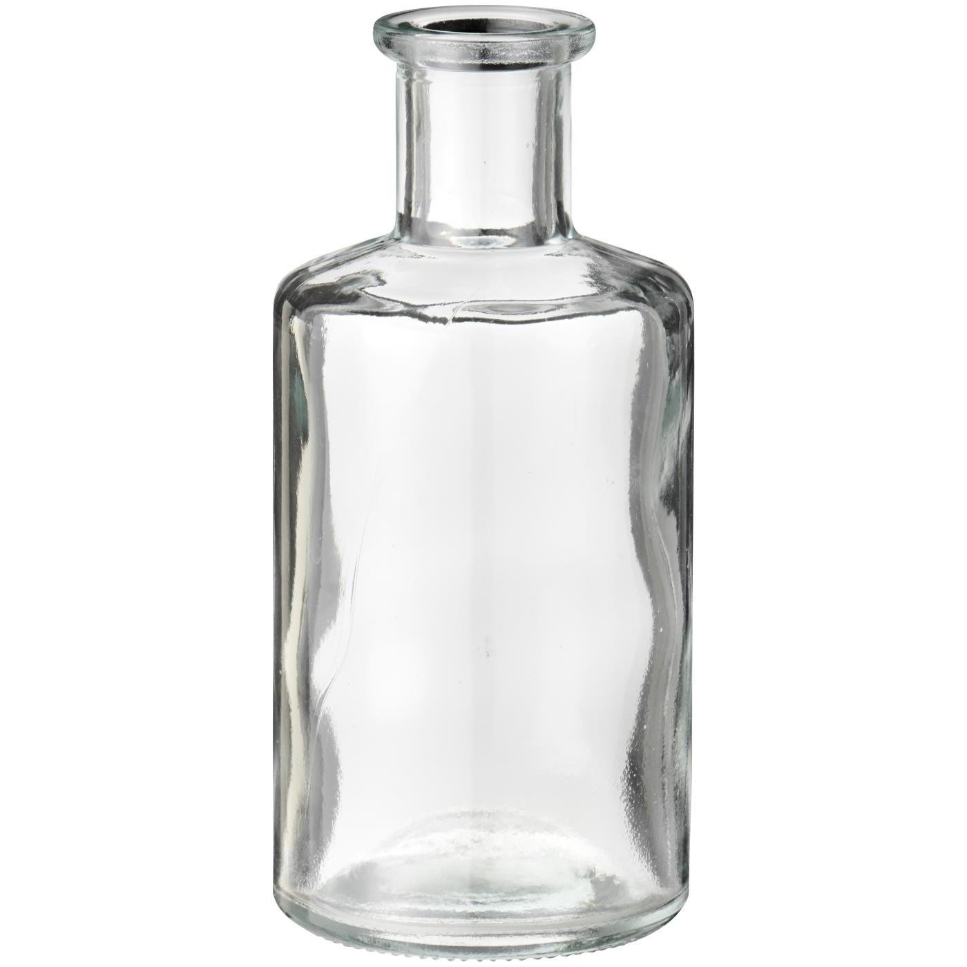 Vase Anna 13 cm, klares Glas m/Hals