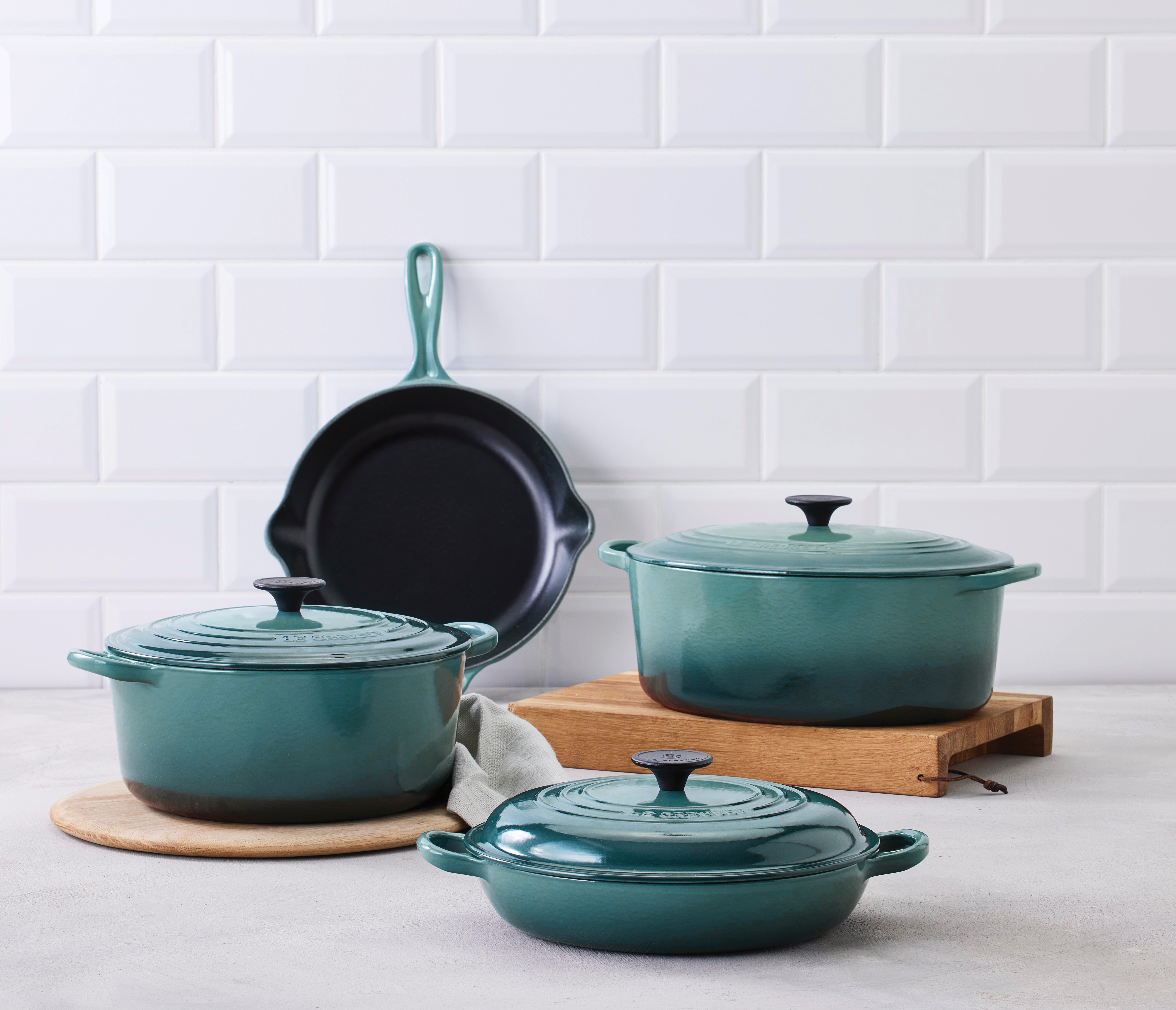 Le Creuset Guss-Brat- und Servierpfanne, , rund, 26 cm, Ocean