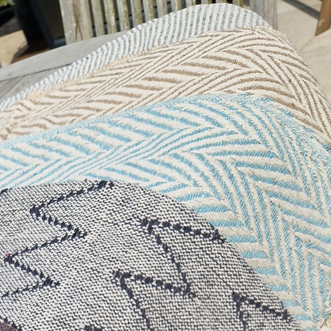 Plaid Henri Creme aus Baumwolle Plaid Henri Creme aus Baumwolle
