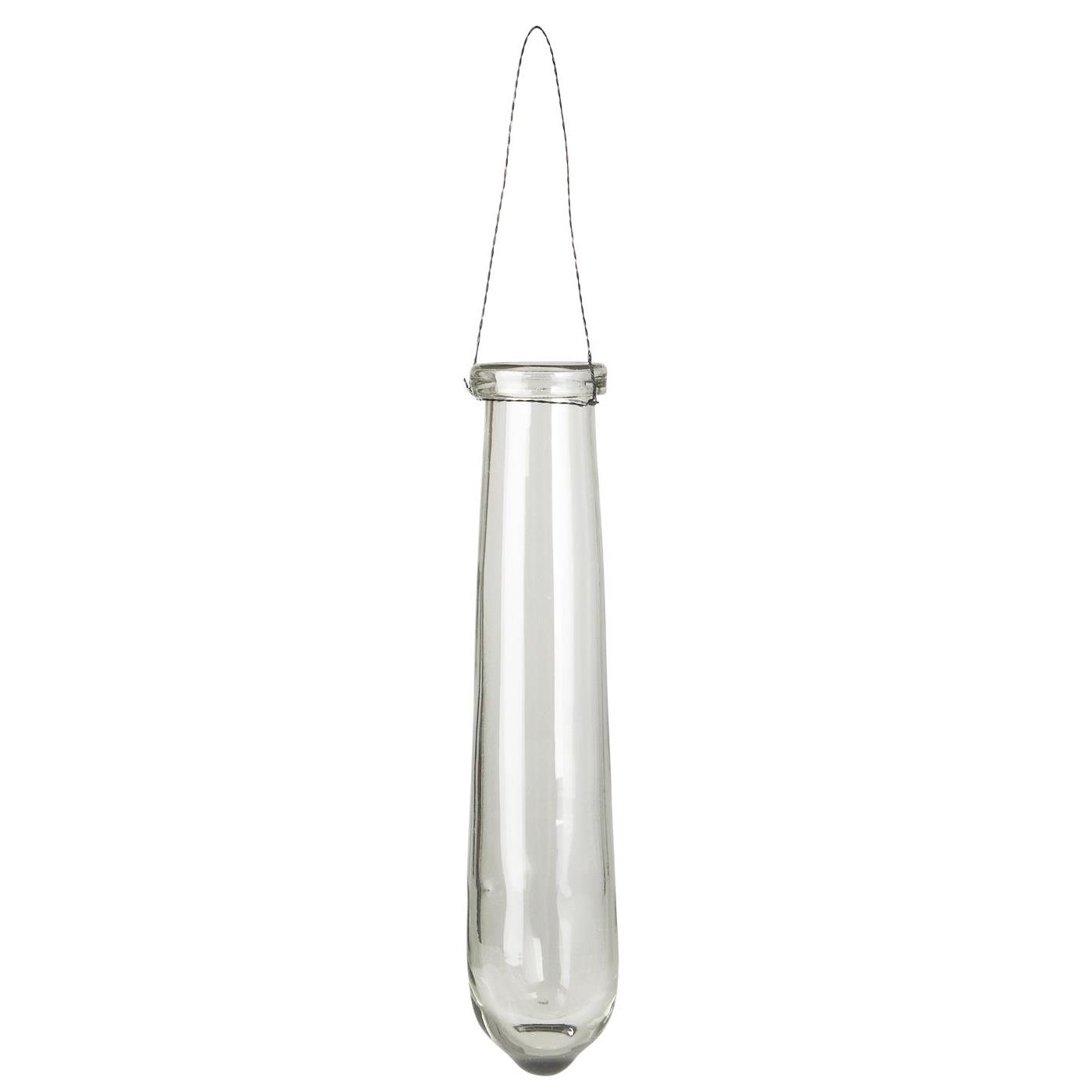 Vase zum Hängen mit Draht mundgeblasen Vase zum Hängen mit Draht mundgeblasen