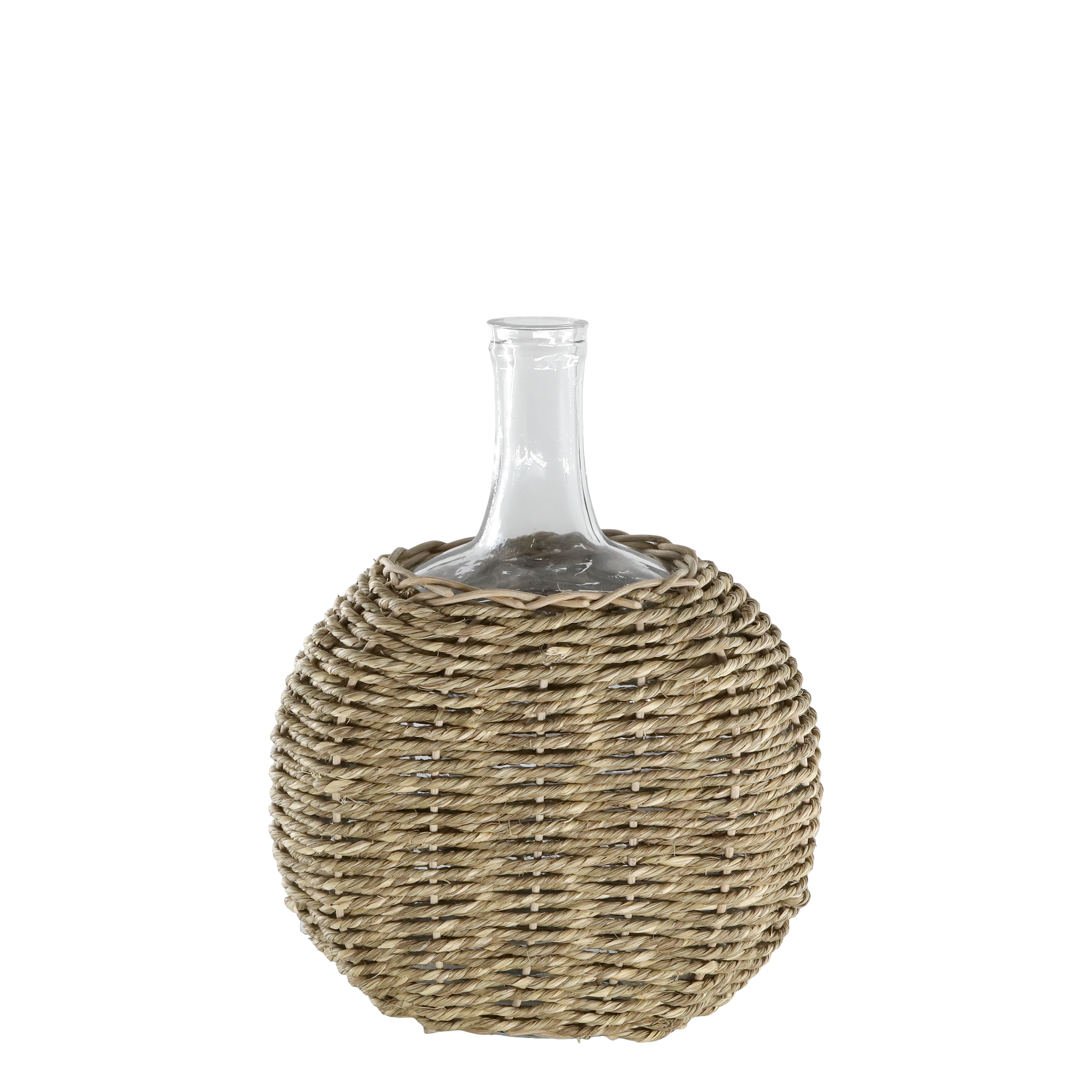 Flasche mit geflochtenem Boden, 28 cm