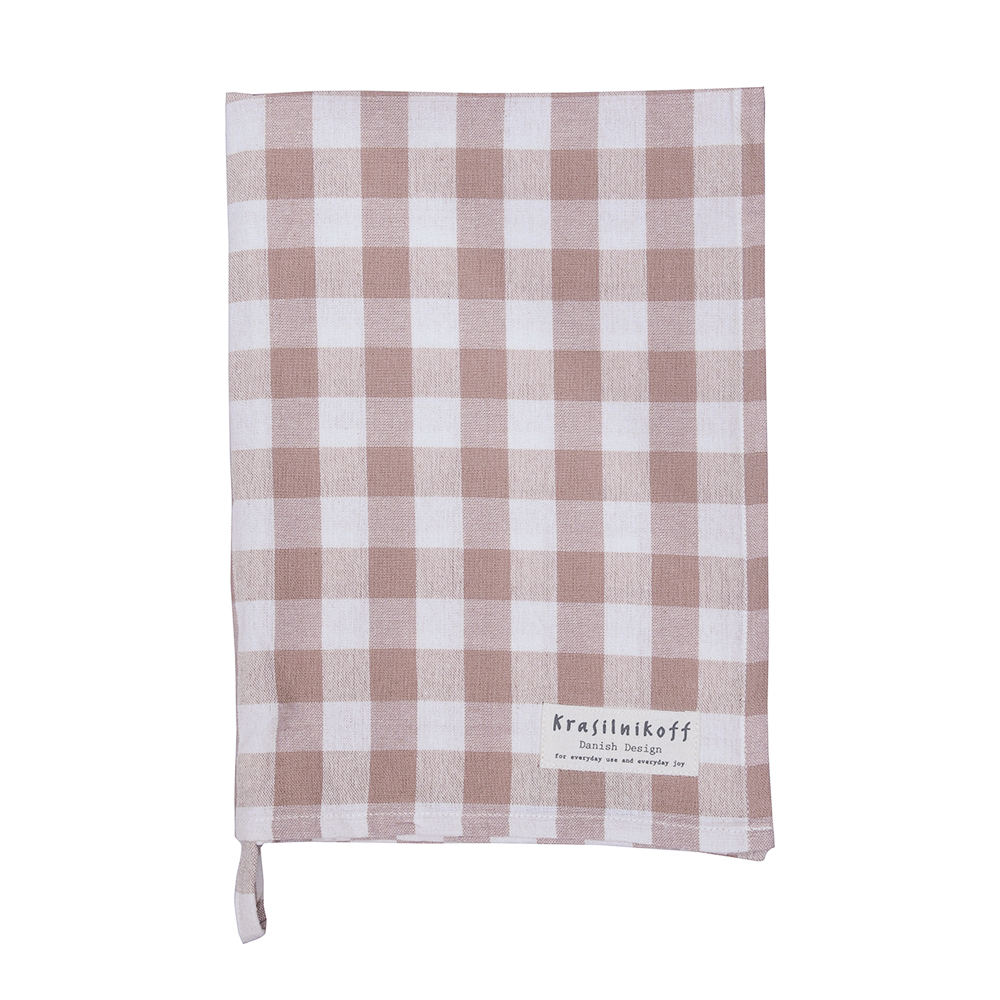 Geschirrtuch kariert, dusty rose Geschirrtuch kariert, dusty rose