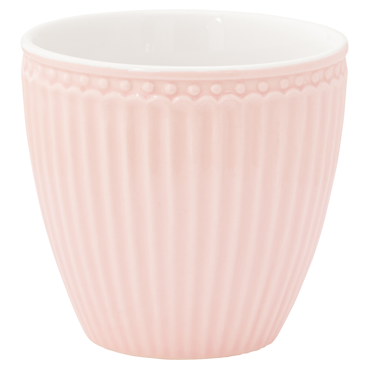 Greengate Latte Becher Alice, pale pink Steinzeug