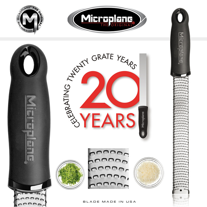 Microplane Zester Reibe Premium Schwarz