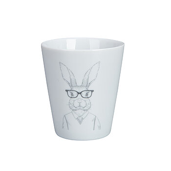 Becher Hipster Bunny He