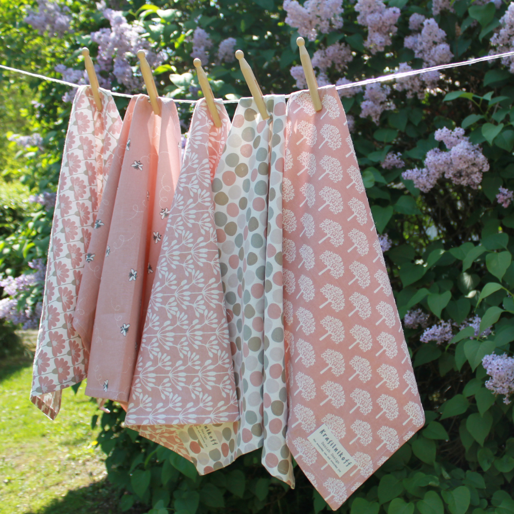 Geschirrtuch Konfetti rose Geschirrtuch Konfetti rose