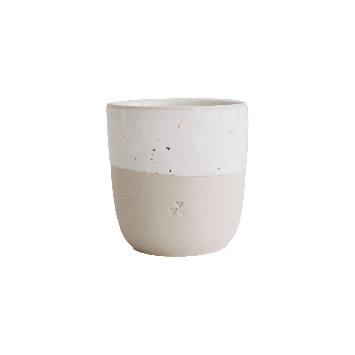Eulenschnitt kleiner Becher  kleine Herzen