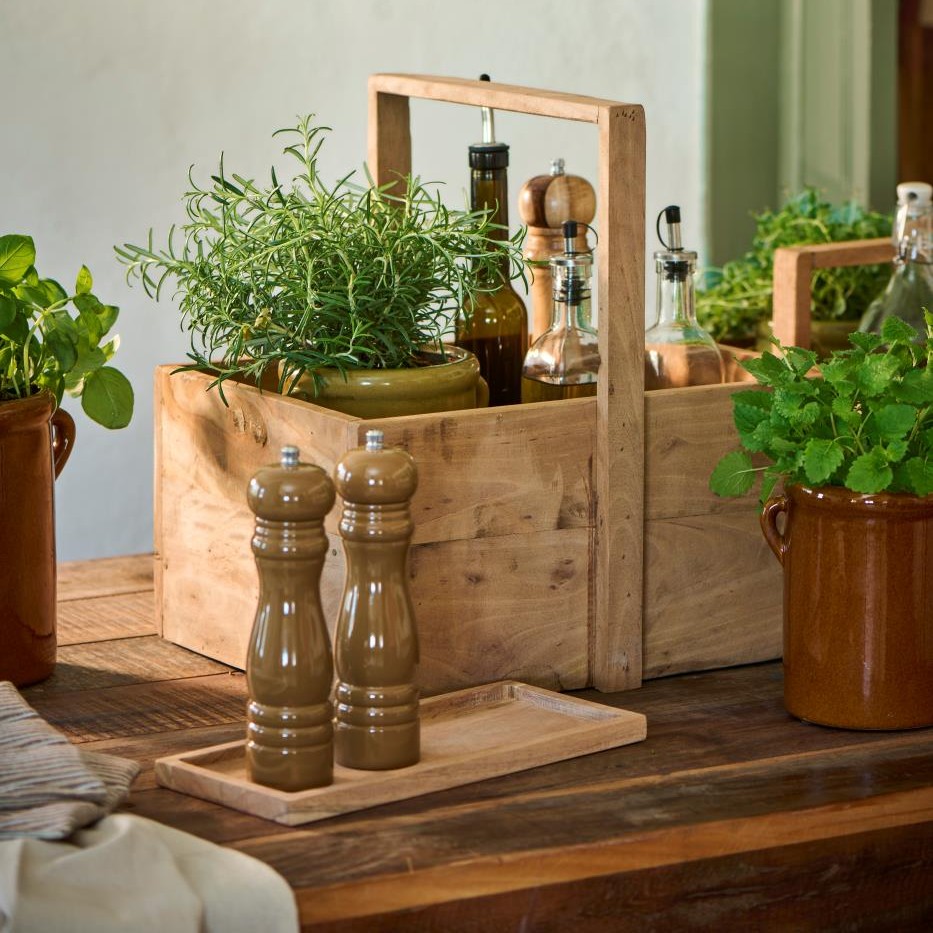Salz-/Pfeffermühle Haselnuss