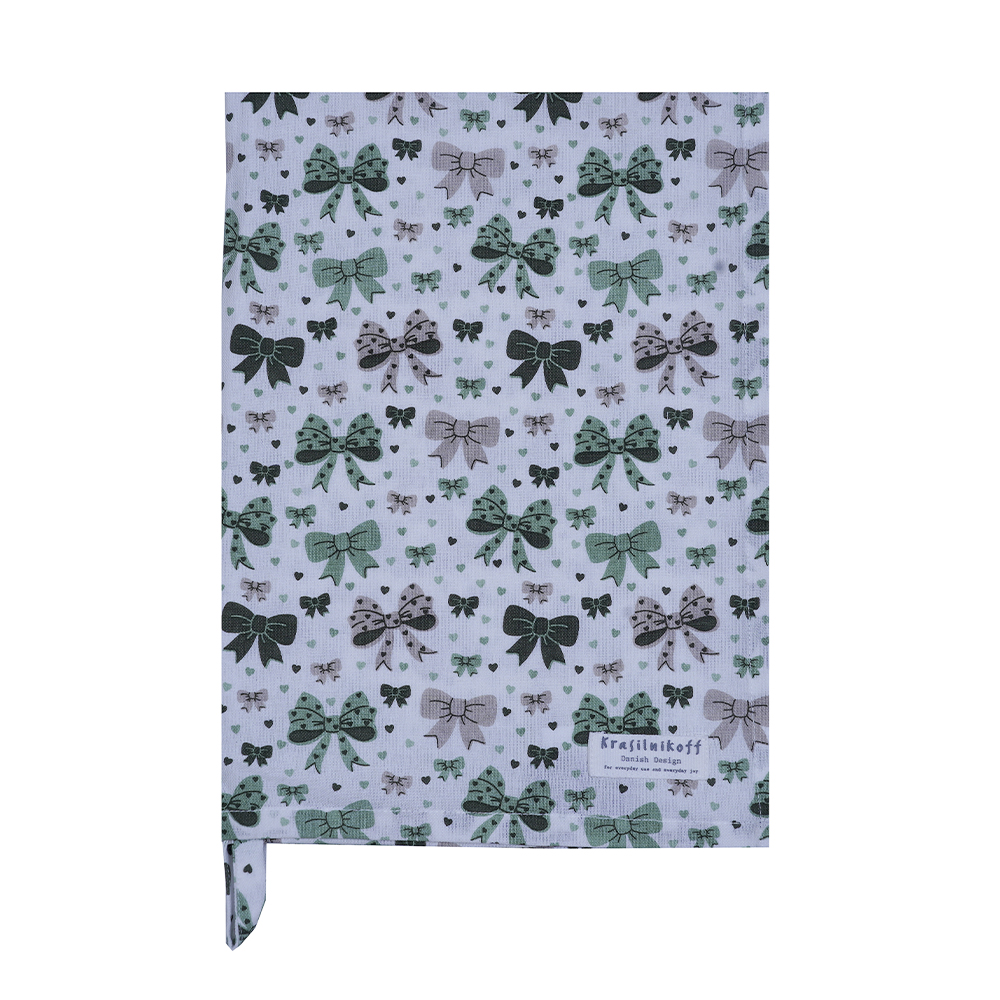 Geschirrtuch Bow / Schleife grün