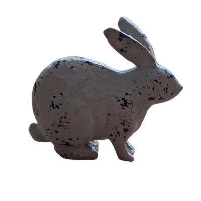 Osterhase, antikweiß