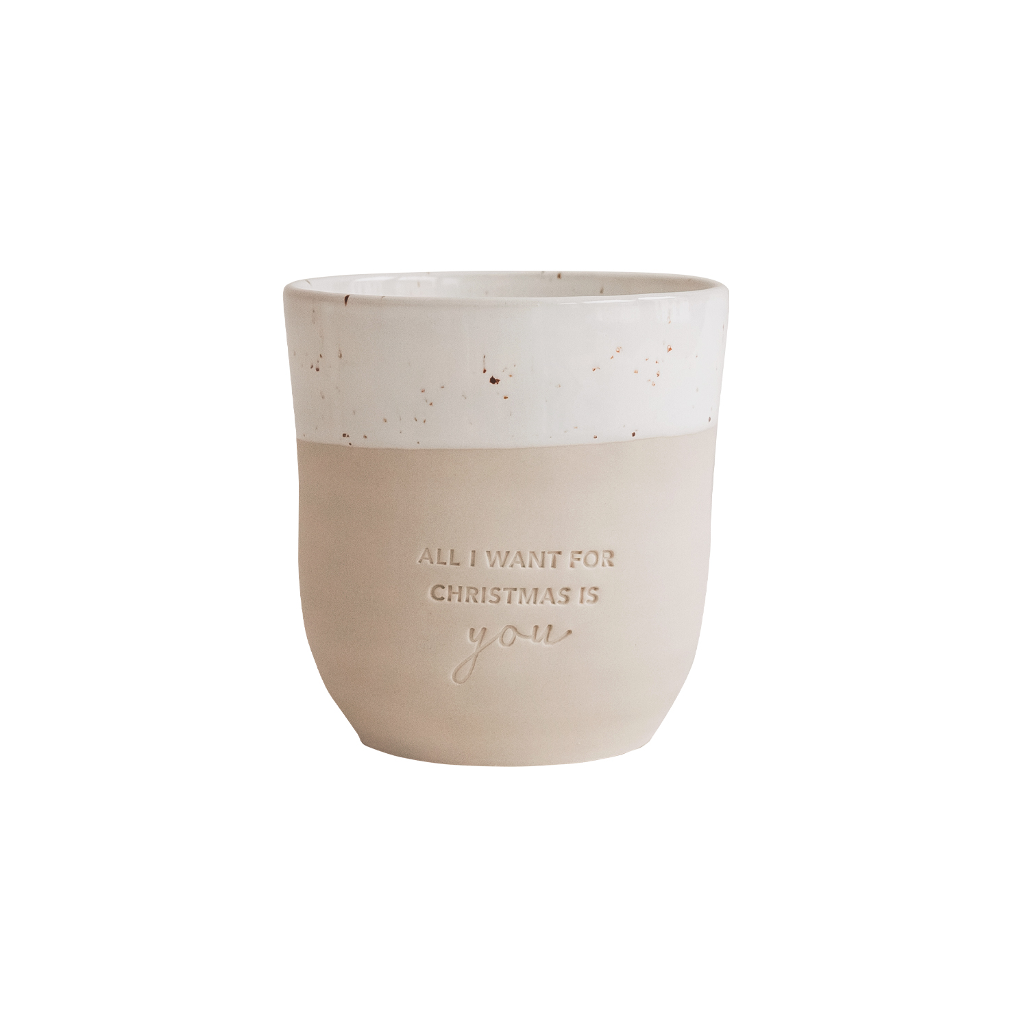 limitierter Eulenschnitt Becher All I want for Christmas ...