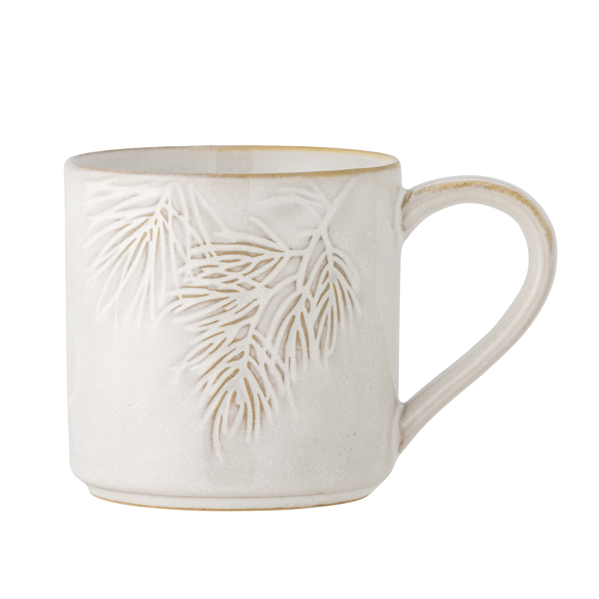 Winter Tasse, Zweig, Steingut