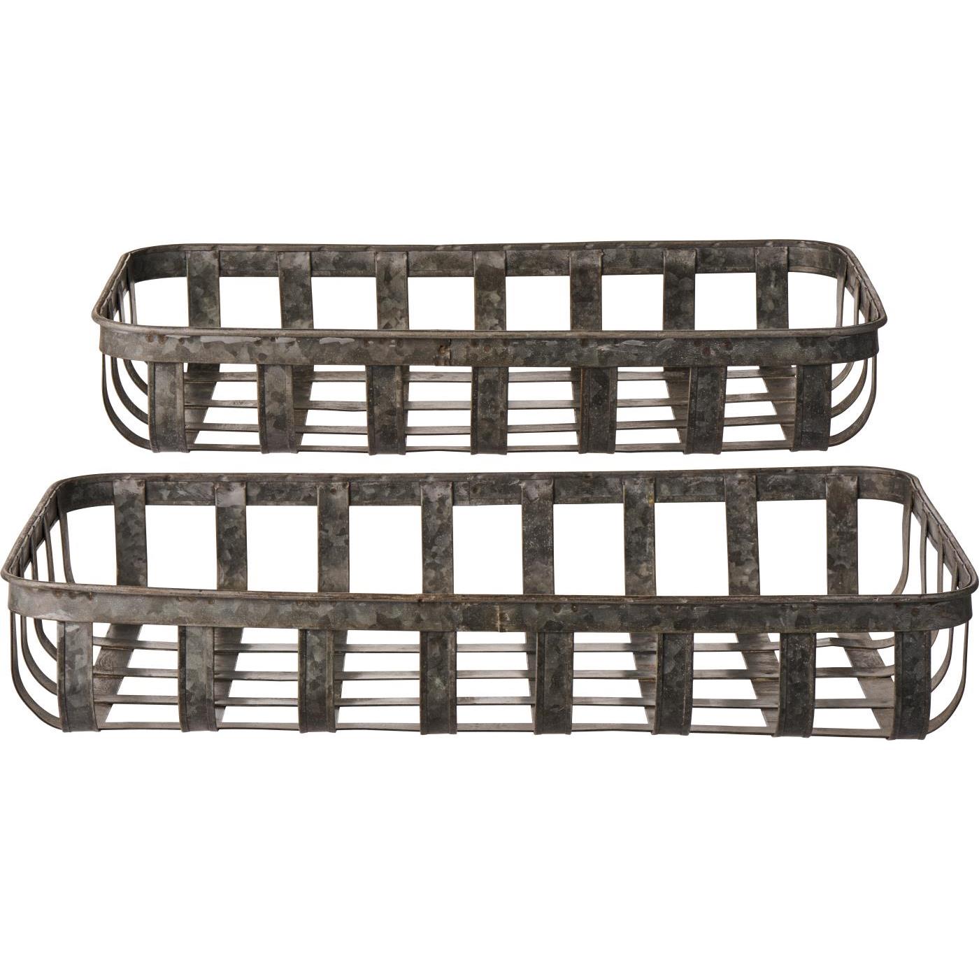 2er Korbsatz  Metall 2er Korbsatz  Metall