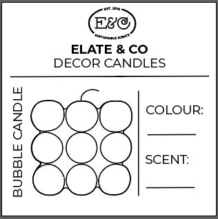 Bubble Candle, Lila