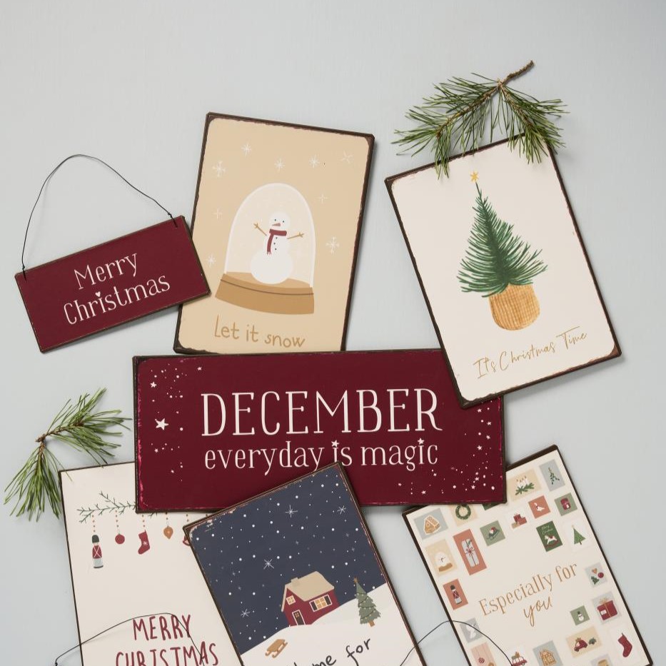 Metallschild Its Christmas Time Metallschild Its Christmas Time