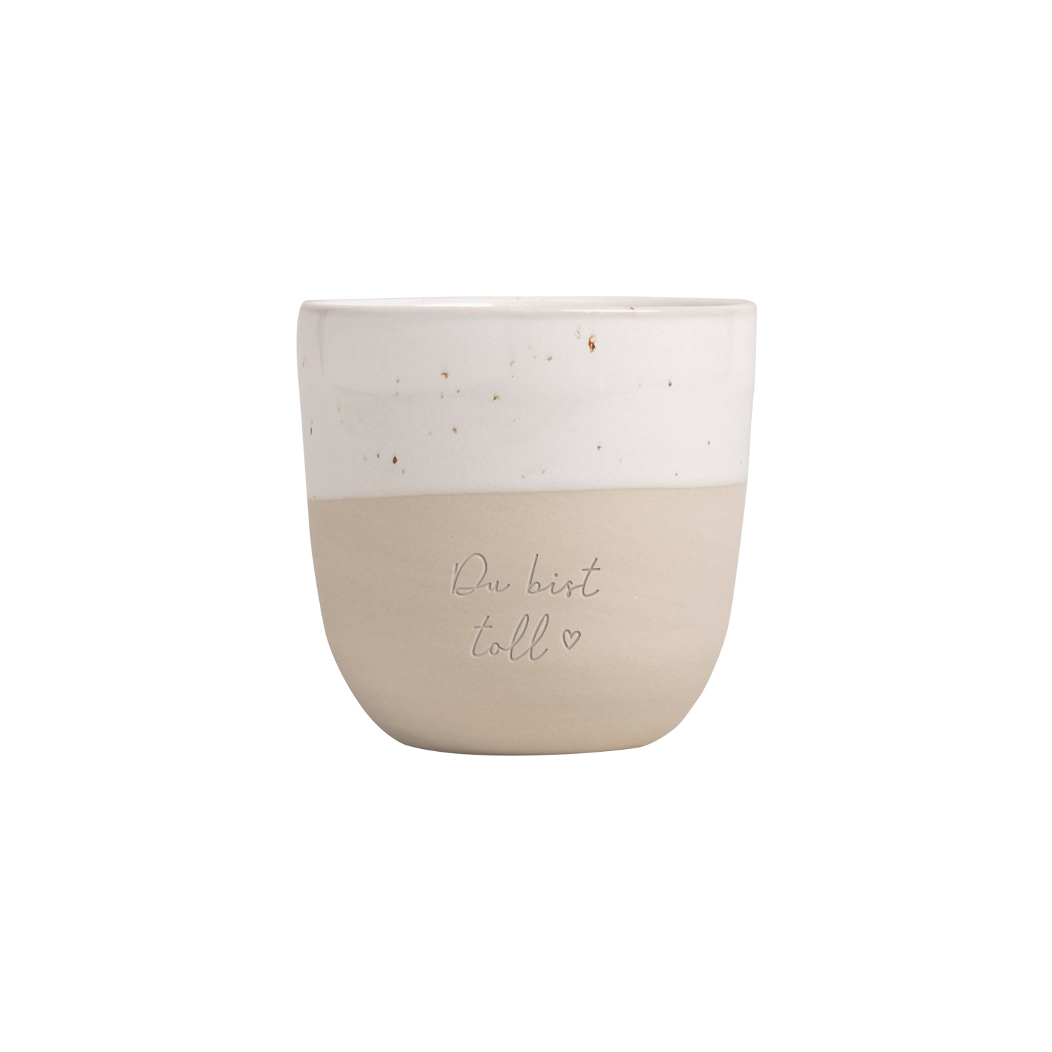 limitierter Eulenschnitt kleiner Becher  Du bist toll
