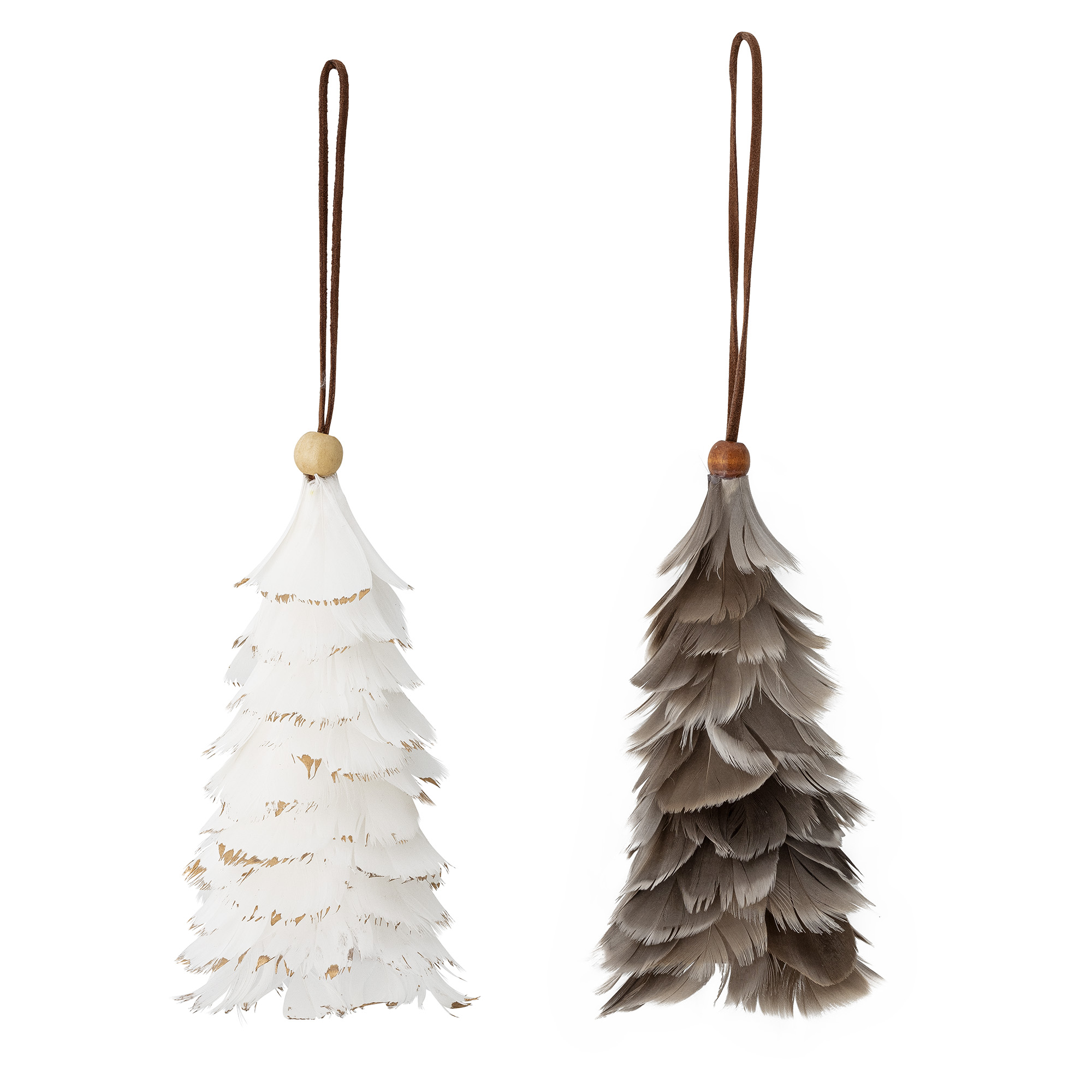 2er Set Feder Ornament Martia 2er Set Feder Ornament Martia