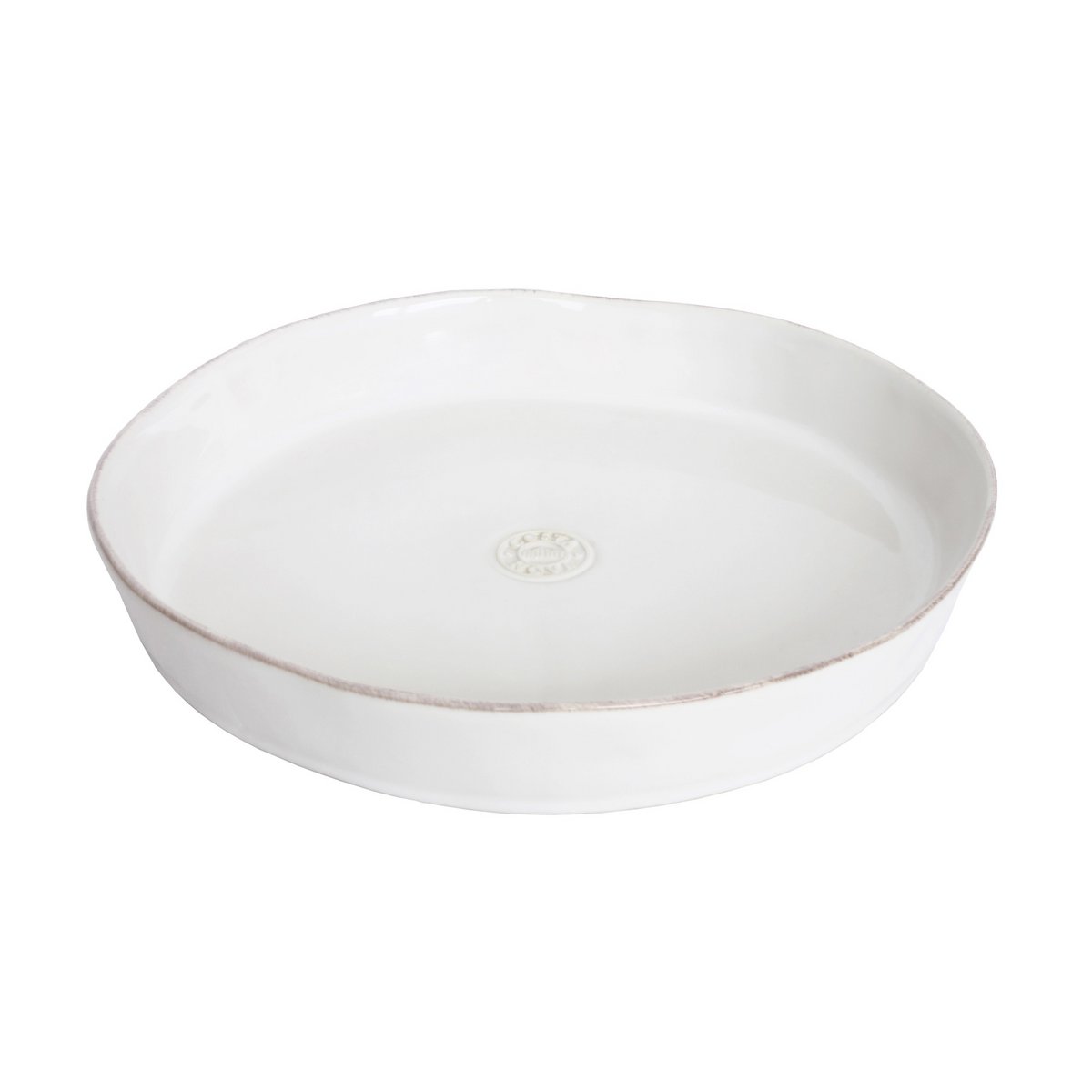 NOVA Auflaufform / Servierplatte rund 30 cm  Weiß NOVA Auflaufform / Servierplatte rund 30 cm  Weiß