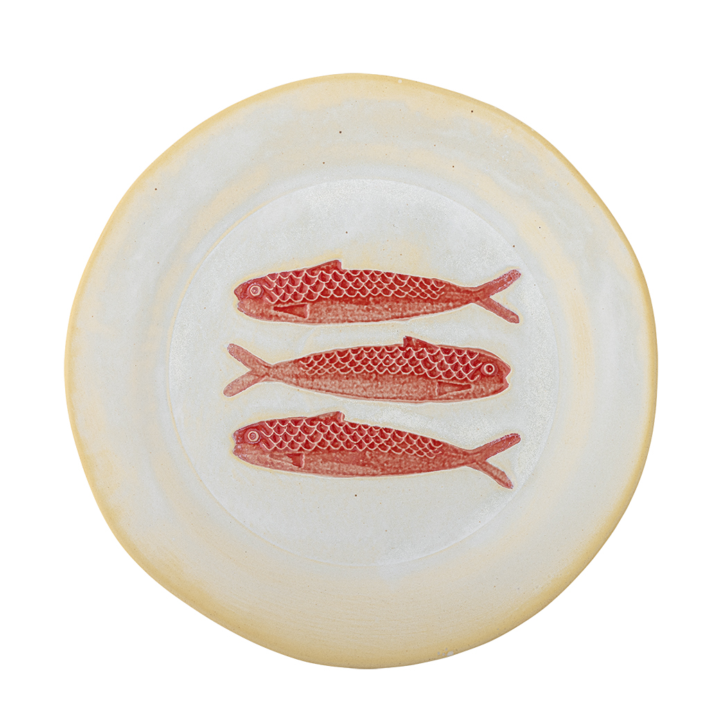 Teller Hadden, rot, 27 cm