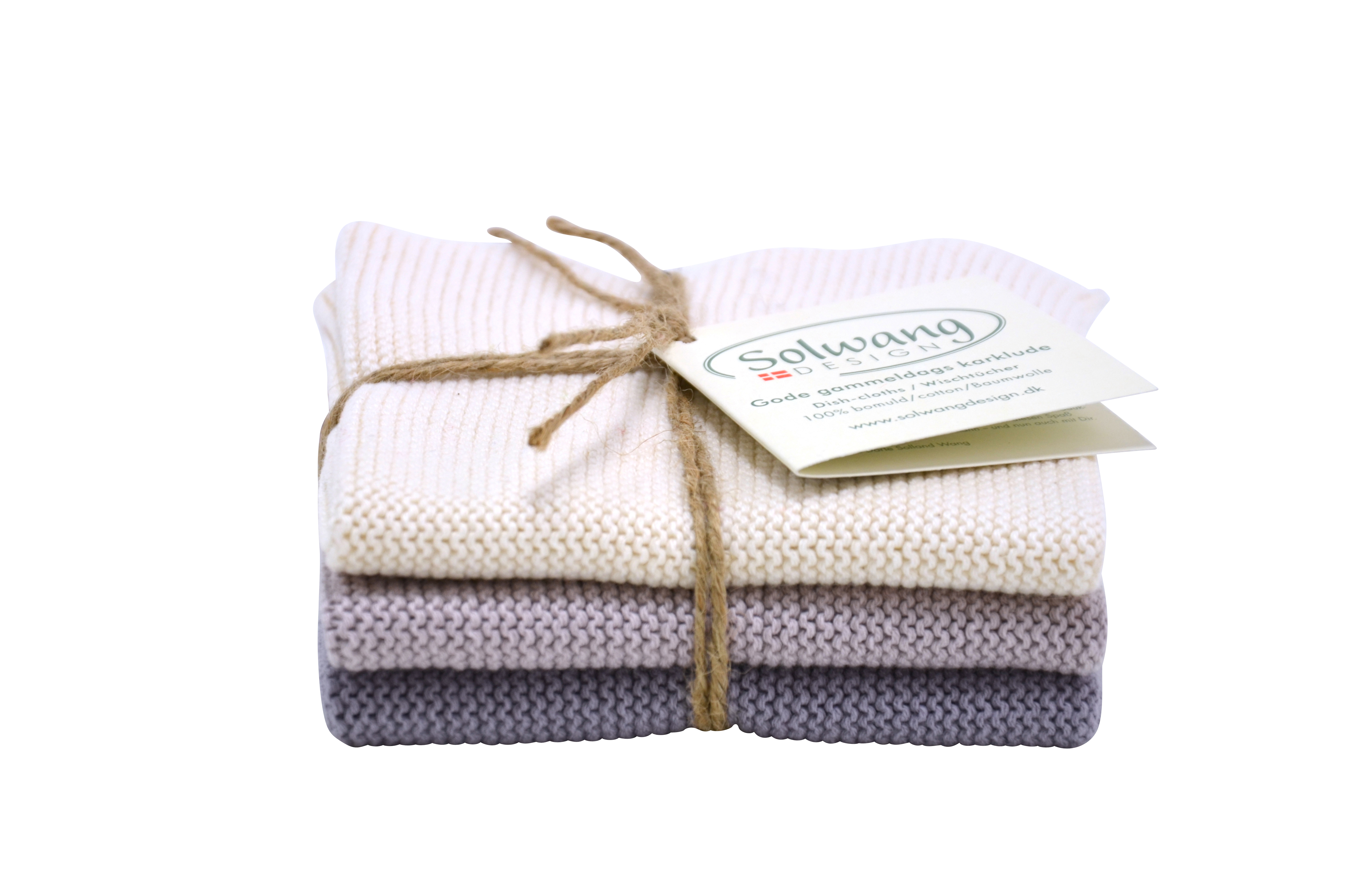 staubiges-helllila-kombi Solwang Wischlappen 3er Set staubiges Hell-Lila Kombi