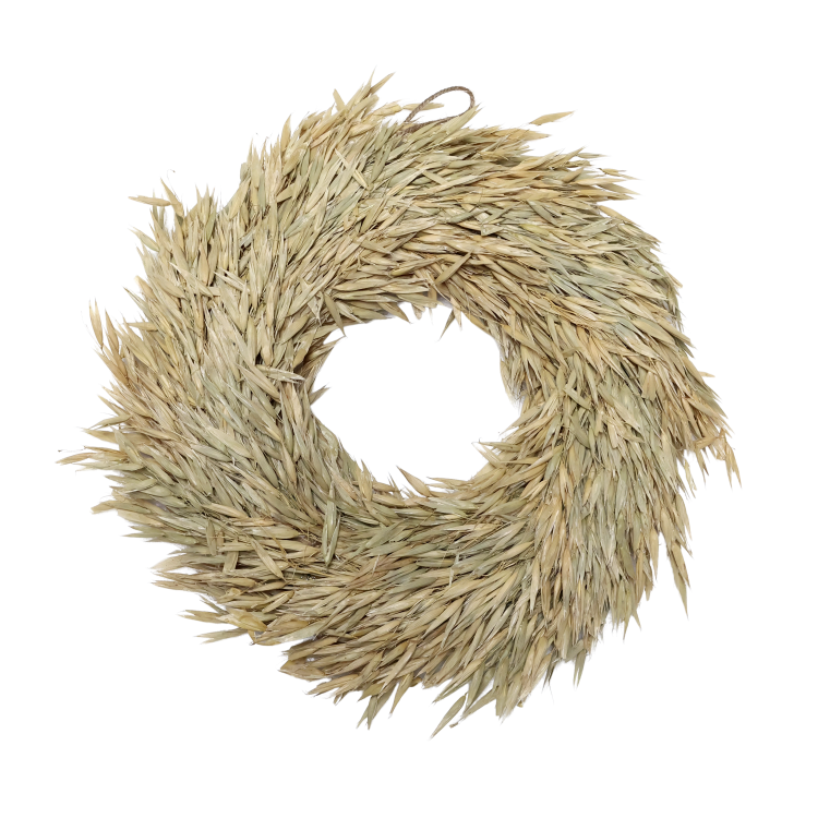 Fleur Kranz aus Stroh, Ø 30 cm Natur