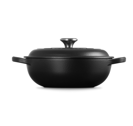 Le Creuset Stew Pot, 22 cm, matt schwarz