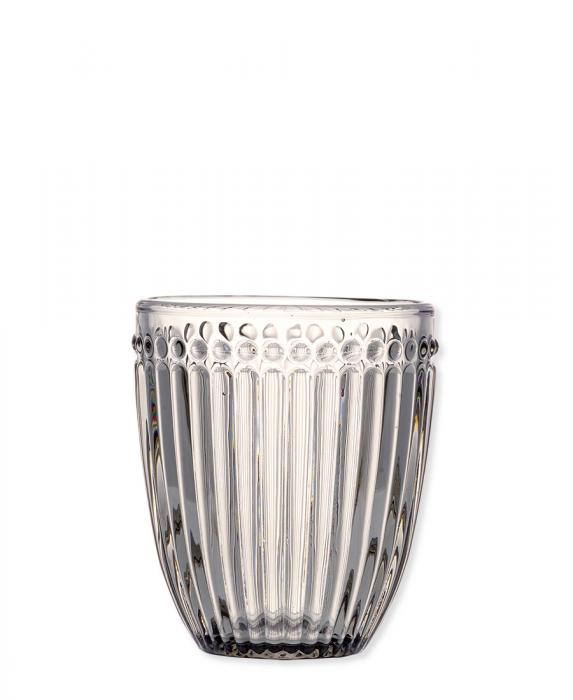 2 Greengate Wassergläser Alice, Grau 2 Greengate Wassergläser Alice, Grau